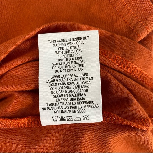 Toughskins Kids Camp Cherokee Point Burnt Orange Short Sleeve Tee - Picture 7 of 8